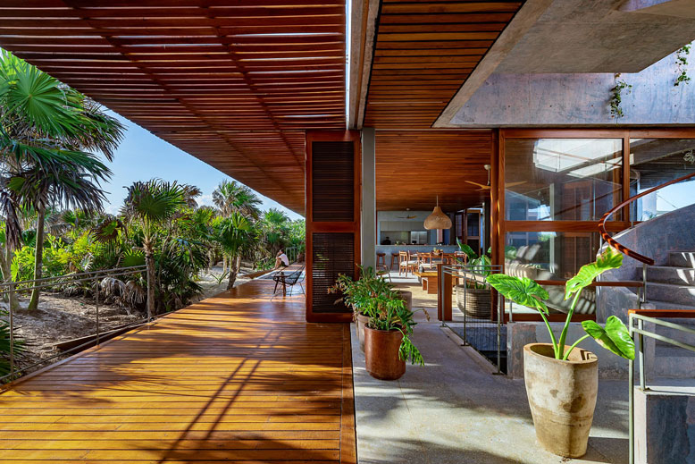 A new hideaway villa has opened in Tulum in Mexico © Productora
