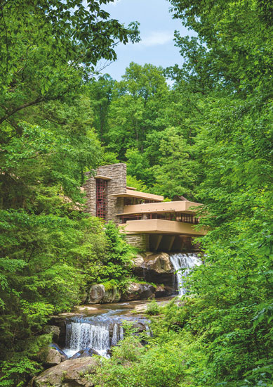 Frank Lloyd Wright’s masterpiece strives to achieve harmony between the outside and inside © Ian Dagnall / Alamy Stock