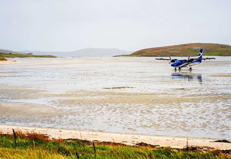 Traigh Mor beach doubles as a runway © georgeclerk / Getty Images