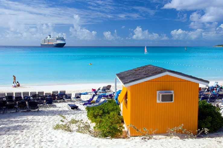 Commercial cruise vessels are not permitted to land in The Bahamas from the US © Caribbean/Alamy Stock Photo