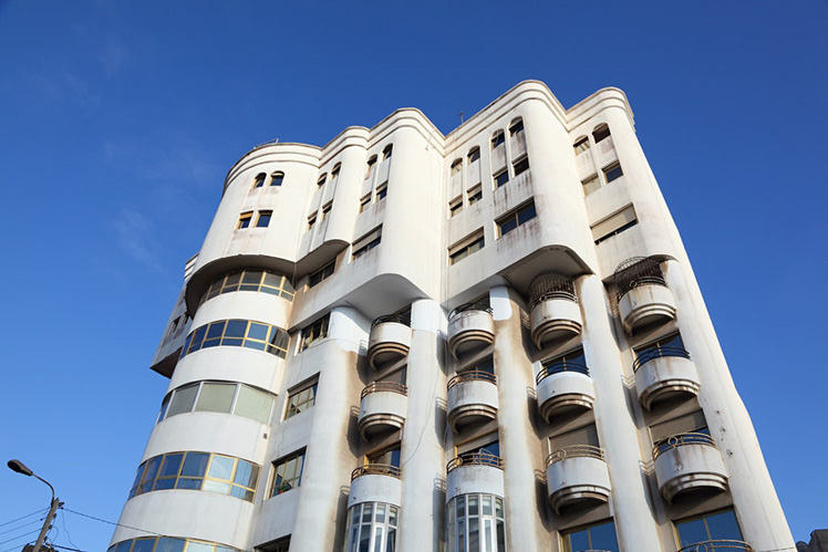 Art deco architecture is everywhere you look in Casablanca, from the tiniest details to the most streamlined balconies © typhoonski / Getty Images