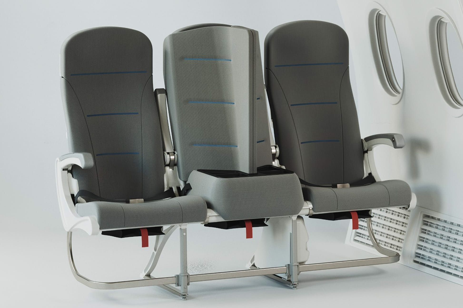 The seat could be a potential solution for social distancing requirements around travel © Universal Movement