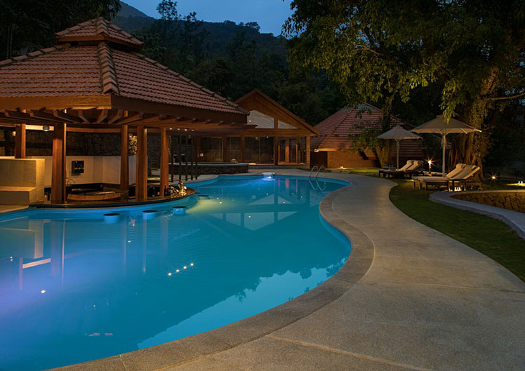 An exotic pool to relax by on your staycation at The Tamara, Coorg ©The Tamara