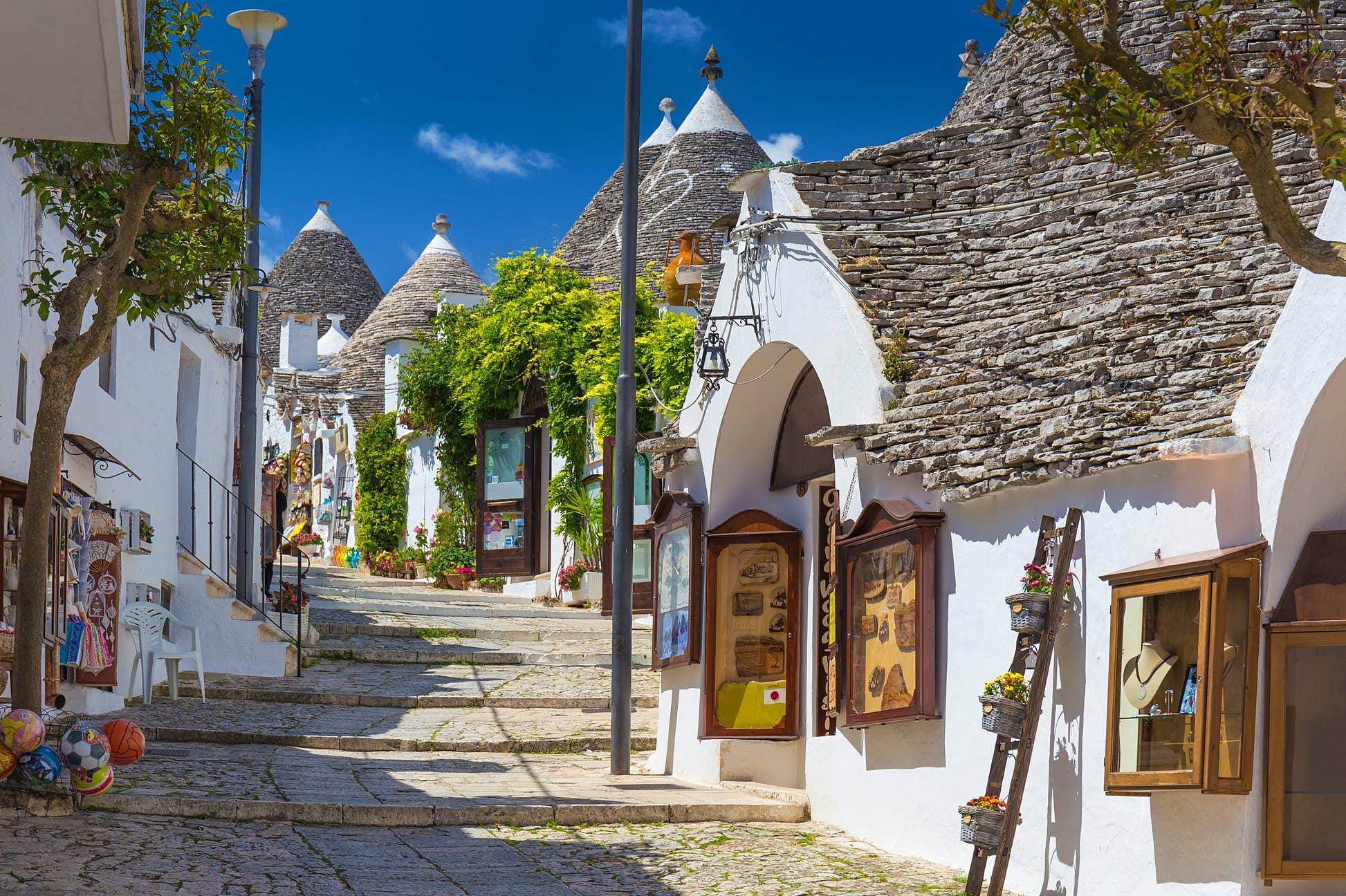 Puglia is home to the pretty town of Alberobello with its famous trulli houses ©Josef Skacel/Shutterstock