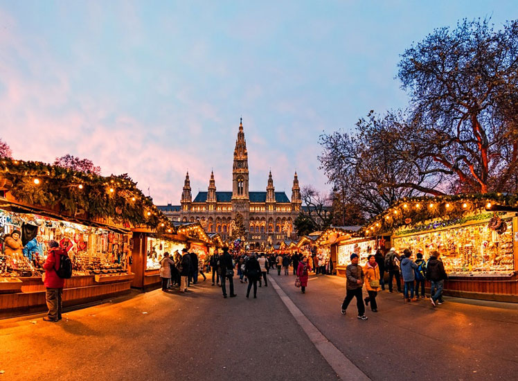 Vienna is famous for its spectacular Christmas markets © posztos / Shutterstock